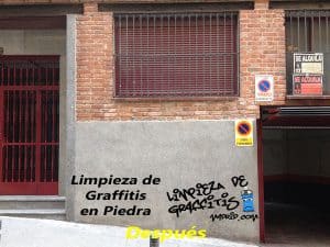 Limpieza de Graffitis en Fachadas de Piedra en Madrid